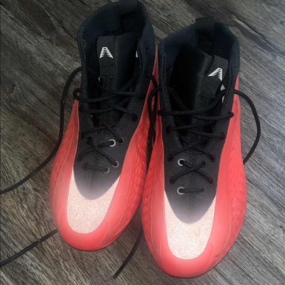 Red and Black Athletic Sneakers